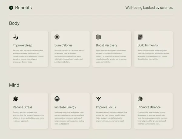Ancient Ritual - Landing design inspiration