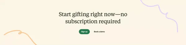 Loop & Tie * Choose Your Own Gift - Landing design inspiration