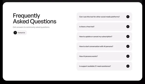 buzzabout - AI Audience Research Tool - Landing design inspiration
