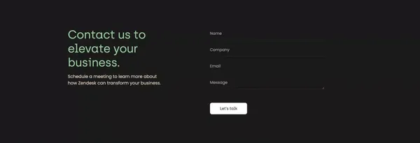 Zenital - Landing design inspiration