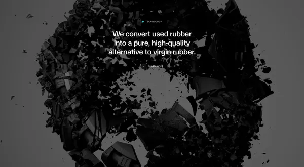 Rubber. Redefined. | Sable - Landing design inspiration
