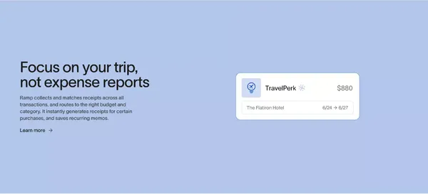 Corporate Travel Booking & Management Platform - Landing design inspiration