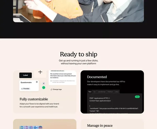 Bits Technology - Landing design inspiration