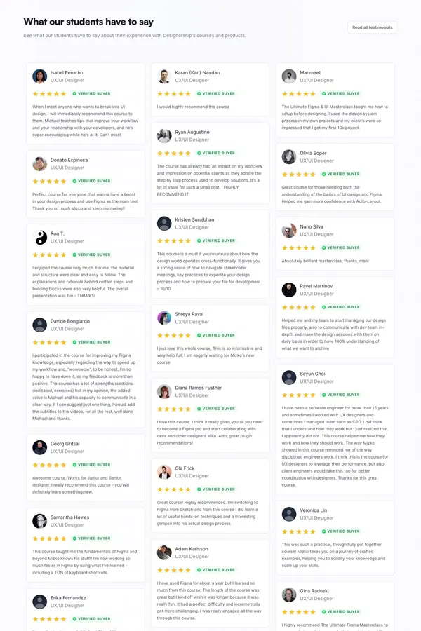 Designership | Become a Highly Demanded UX/UI Designer - Landing design inspiration