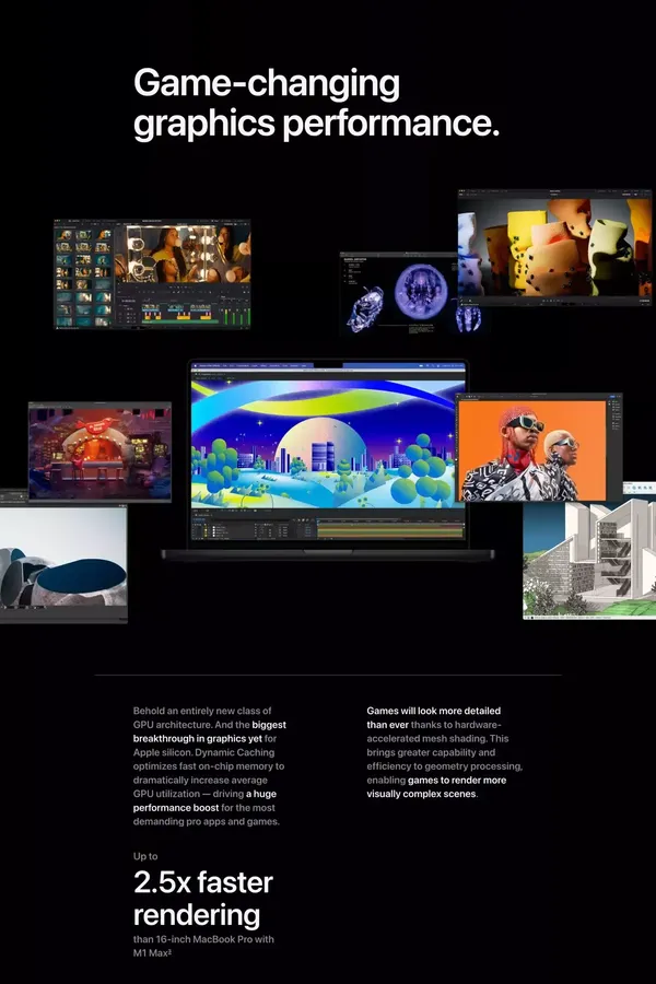 MacBook Pro - Apple - Landing design inspiration