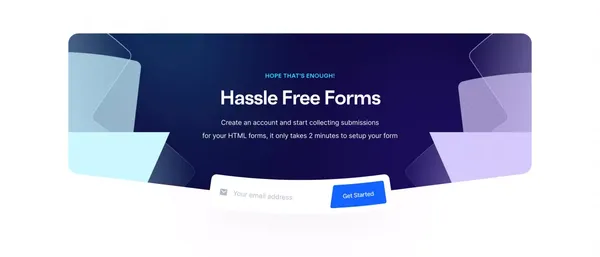 Formcarry. | Hassle-free HTML Forms - Landing design inspiration