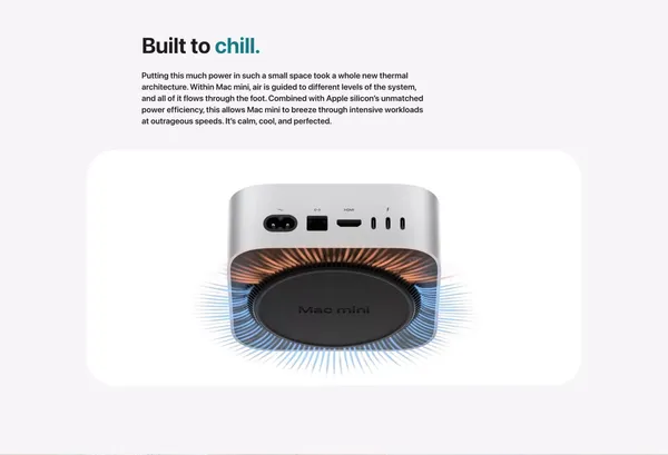 Mac mini - Apple - Landing design inspiration