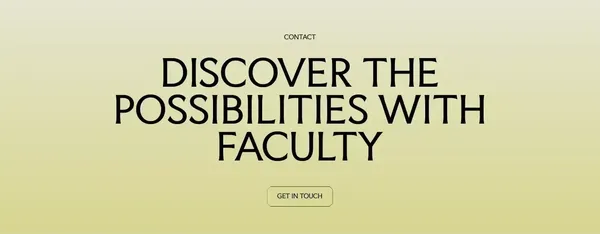 Faculty AI - Frontier AI for the frontlines of the world - Landing design inspiration