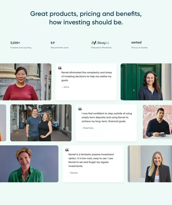 Kernel Wealth |  Make It Happen - Landing design inspiration