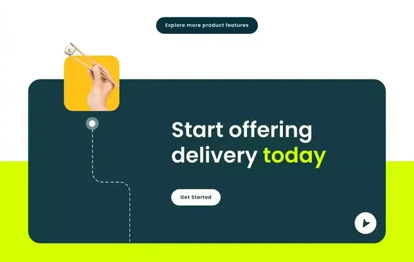 Nash - Reliable local delivery for any business - Landing design inspiration