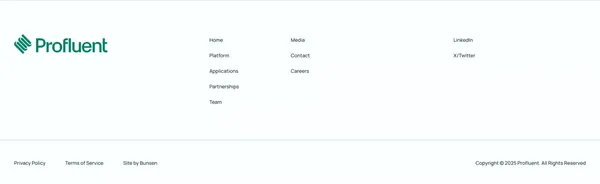 Profluent - Landing design inspiration