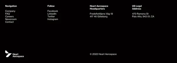 Heart Aerospace | Electrifying regional air travel - Landing design inspiration