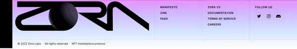 Zora ZDK - Landing design inspiration