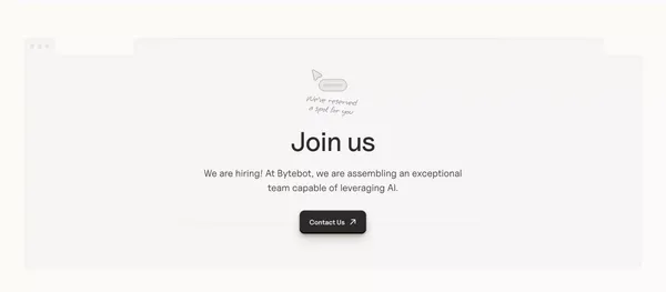 Bytebot - Leverage the power of AI in your web scraping, automation, testing and monitoring. - Landing design inspiration