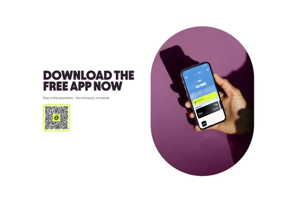 Firsty: Your international mobile data travel app - Landing design inspiration