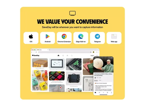 SaveDay - Your Super Smart Knowledge Hub - Landing design inspiration