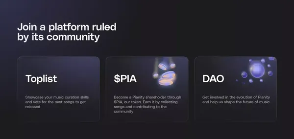 Pianity - Stream & Collect unique Musical Experiences - Landing design inspiration