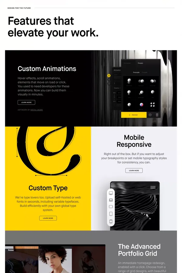 Semplice 6 — Build your portfolio with pride - Landing design inspiration