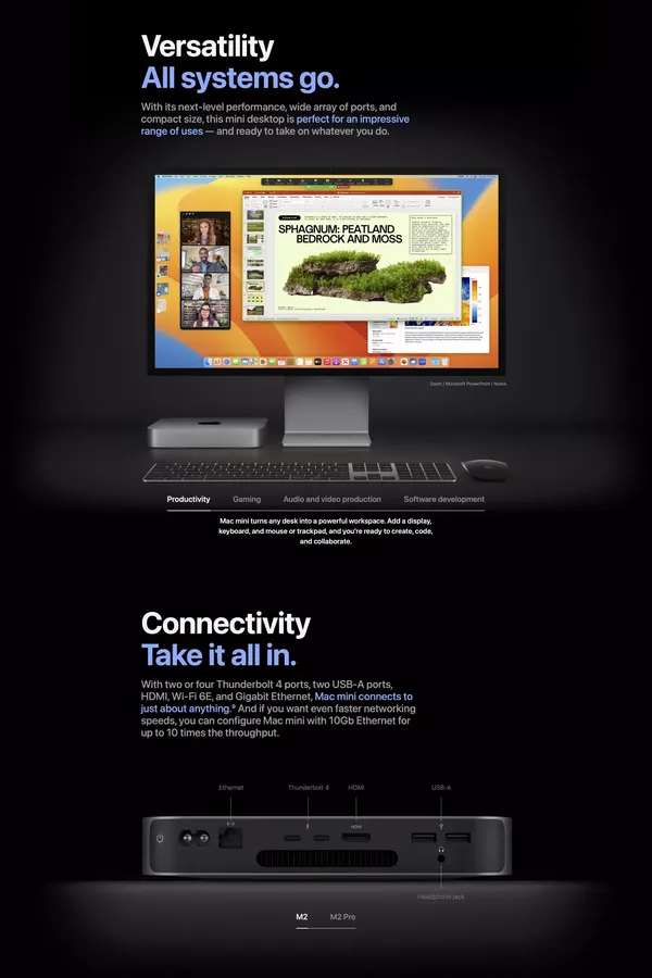 Mac mini - Apple - Landing design inspiration