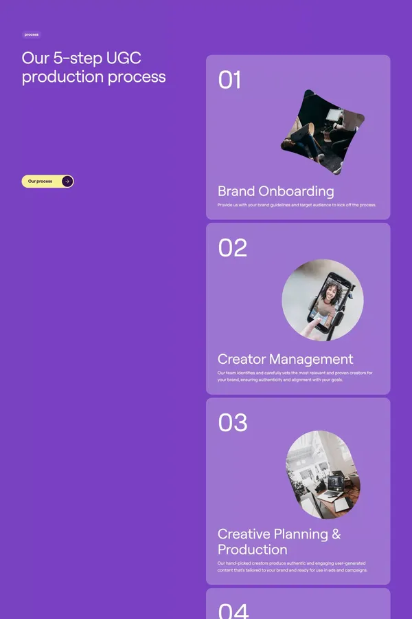 Bambassadors | UGC and Creator Marketing for D2C Brands - Landing design inspiration