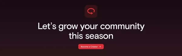 Watch live sports with your community - Landing design inspiration