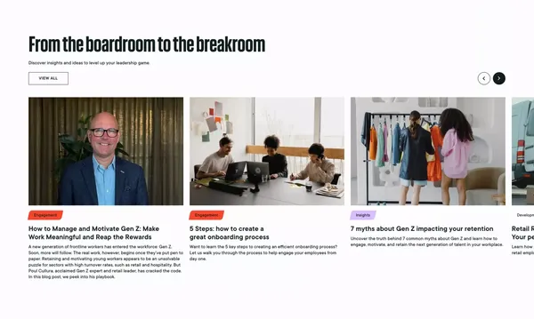 Relesys | Empower your frontline team with our on-the-go app - Landing design inspiration
