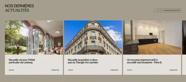 Caso Patrimoine - Foncière familiale & engagée à Toulouse, Paris, et Bordeaux - Landing design inspiration