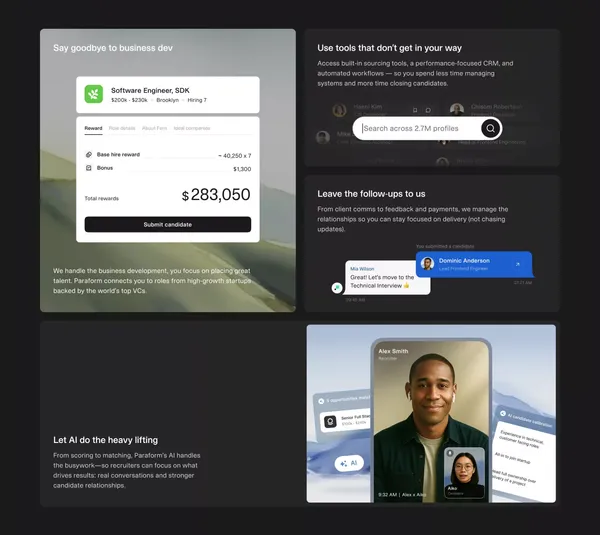 Paraform - Landing design inspiration