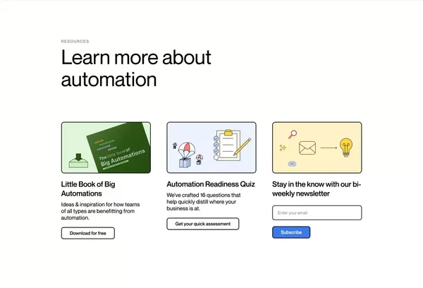 Automation Consulting | Automation & Zapier Implementation - Landing design inspiration