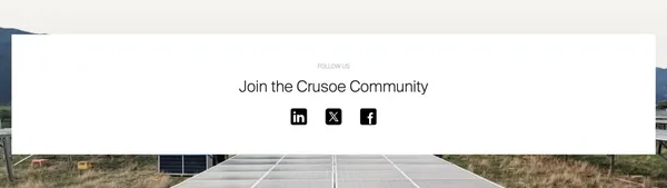 Crusoe - Landing design inspiration