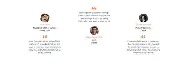 Channeled - Landing design inspiration