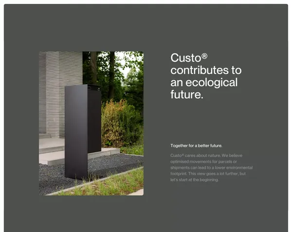 Custo - About - About Us  design inspiration