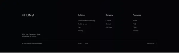 Small Business Accounting Solutions | Uplinq - Landing design inspiration