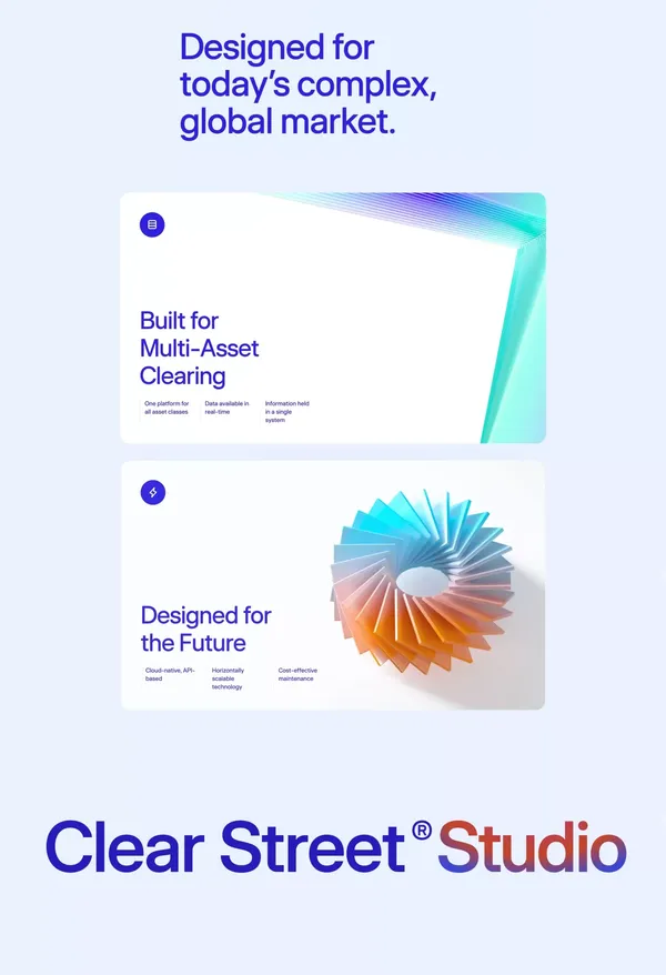 Clear Street — Modernizing the brokerage ecosystem - Landing design inspiration