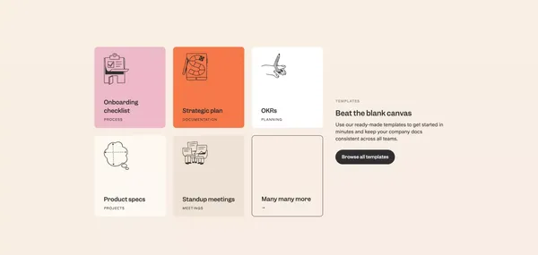 Slite - AI-powered knowledge base - Landing design inspiration
