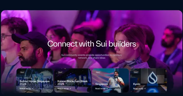 Sui | Deliver the Benefits of Web3 with the Ease of Web2 - Landing design inspiration