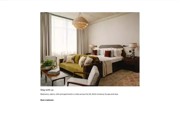 Soho House | Members' Clubs - Landing design inspiration