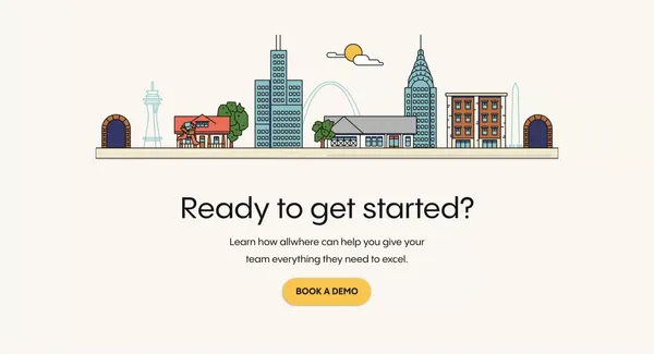 Remote Work Setups For Teams | Be Remote First | allwhere - Landing design inspiration