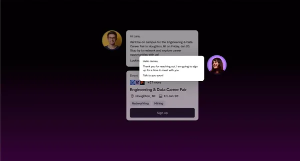 Handshake: Careers start here | Handshake - Landing design inspiration