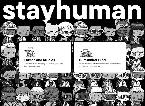 Humankind - Landing design inspiration