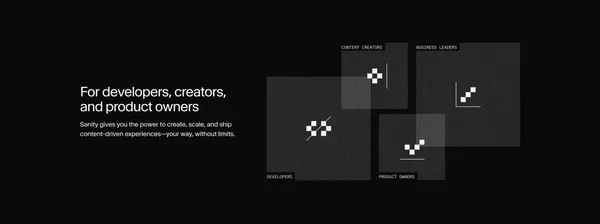 The Content Operating System | Sanity - Landing design inspiration