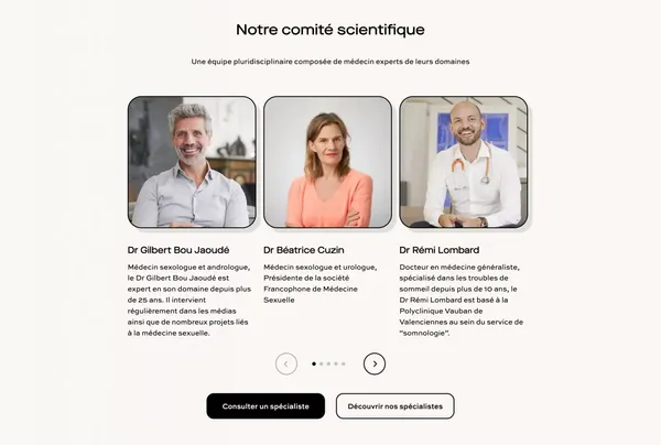 Consultez un médecin, Commandez un traitement | Charles - Landing design inspiration