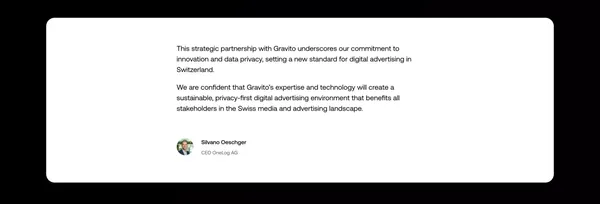 Gravito Ltd - Real-Time Identity Resolution & Consent Management - Landing design inspiration
