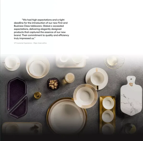 Global-c | Inflight food packaging - Landing design inspiration