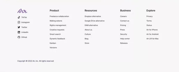 The Creative Operations system for Marketers | Air - Landing design inspiration