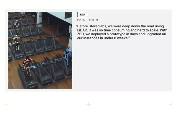 Stereolabs | AI perception for automation - Landing design inspiration