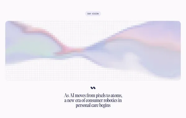 Overlay | The Future of Beauty is Automated - Landing design inspiration