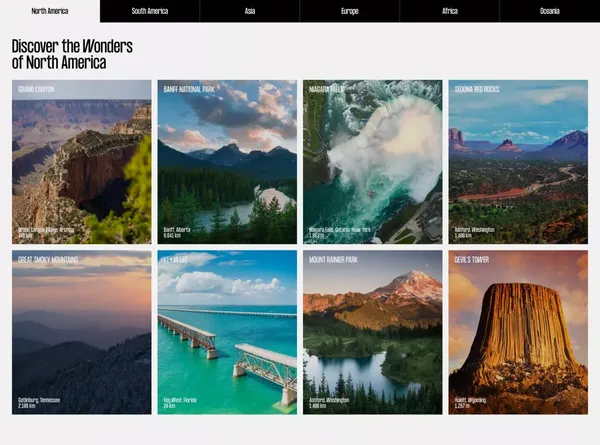 Travel Next Level - Landing design inspiration
