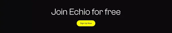 Echio | Experience. Exchange. Support. - Landing design inspiration