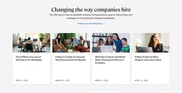 Tech Job Search and Recruiting Platform - Untapped - Landing design inspiration